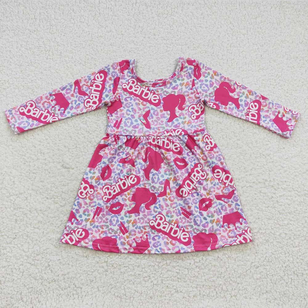 Baby Girls Doll Pink Knee Length Dresses