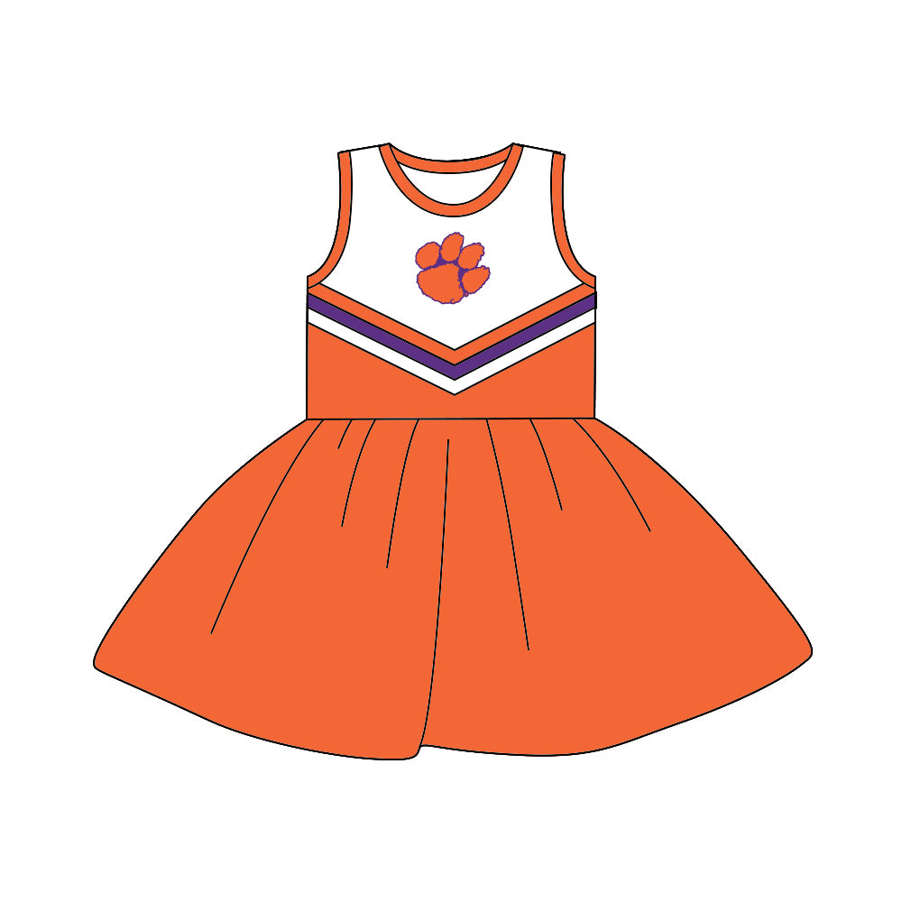 Baby Girls Team Sleeveless 8 A-Line Dresses preorder(moq 5)