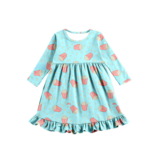 Baby Girls Ruffle Christmas Pop A-Line Dresses preorder(moq 5)