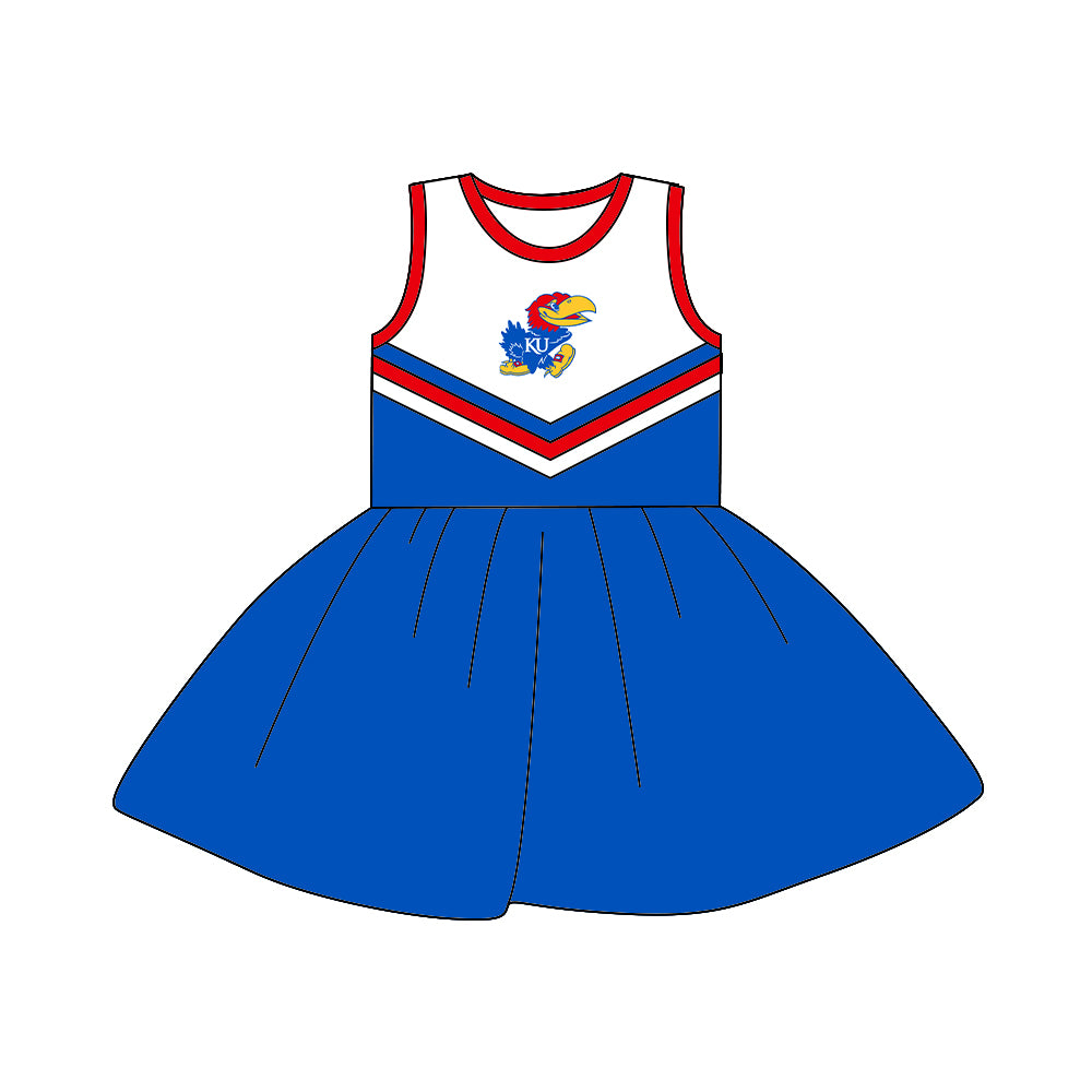 Baby Girls Team Sleeveless 5 A-Line Dresses preorder(moq 5)