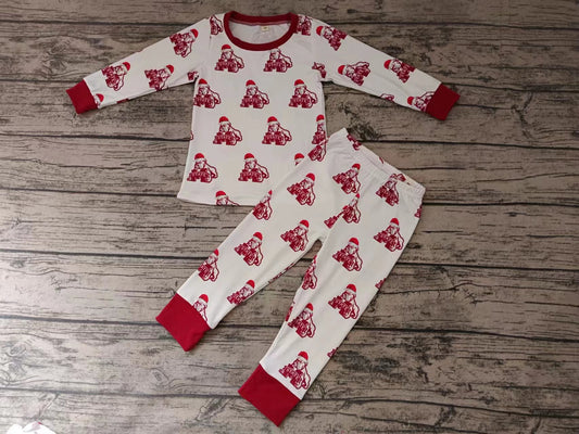 Baby Kids Christmas Dog Teams Pajamas Clothing Sets preorder(moq 5)