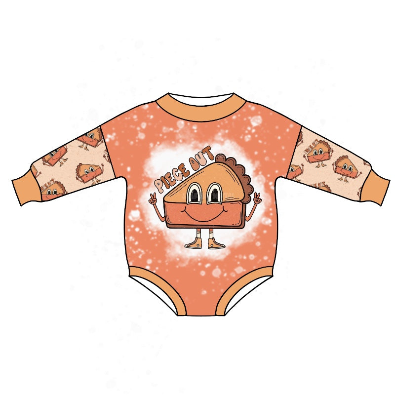 Cake Baby Girls Orange Pie Rompers preorder(moq 5)