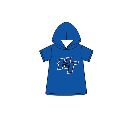 Preorder (moq 8)Baby Boys Hopewell Titans Team Short Sleeve Hooded Tops