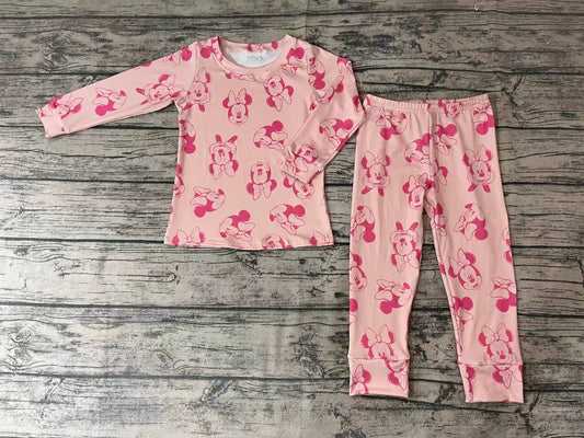 Baby Girls Mouse Pants Pajamas Clothing Sets