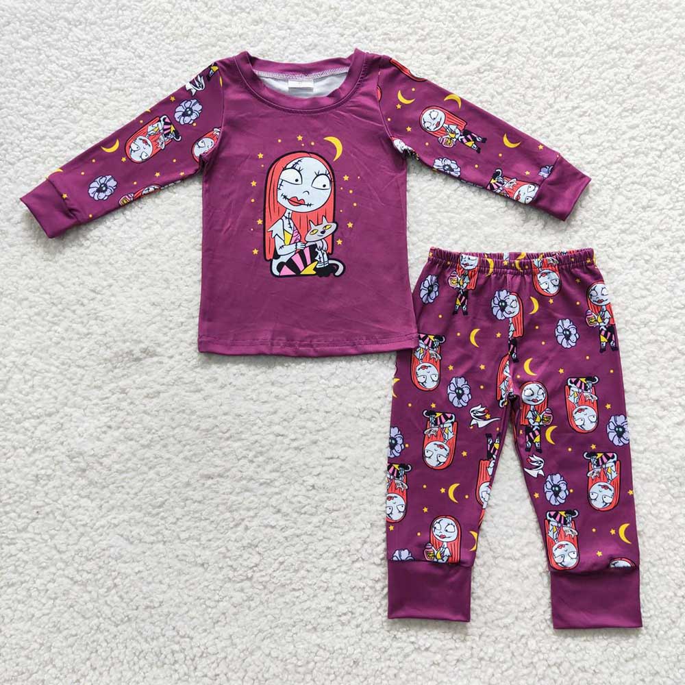 Baby Girls Halloween Ghost Pajamas Clothes sets