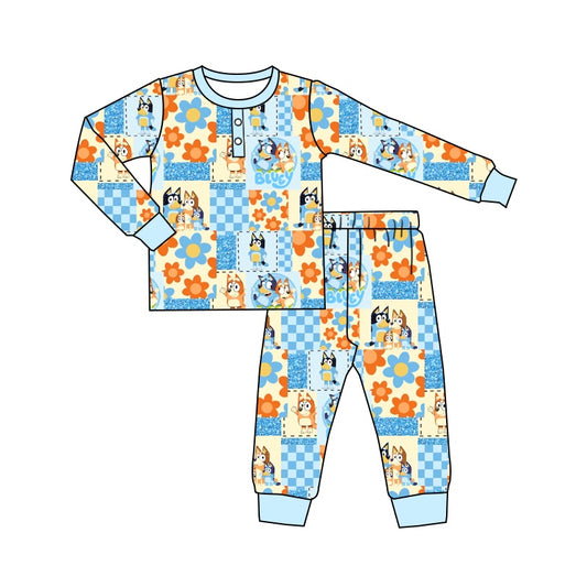 Baby Boys Dog Top Pants Pajamas Clothes Sets preorder(moq 5)