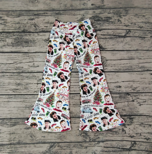 Baby Girls Christmas Cartoon High Waist Bell Pants