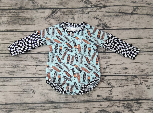 Baby Infant Kids Scoot Long Sleeve Rompers