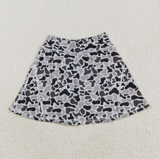 Baby Girls Western Gray Ducks Camo Yoga Skorts Bottom