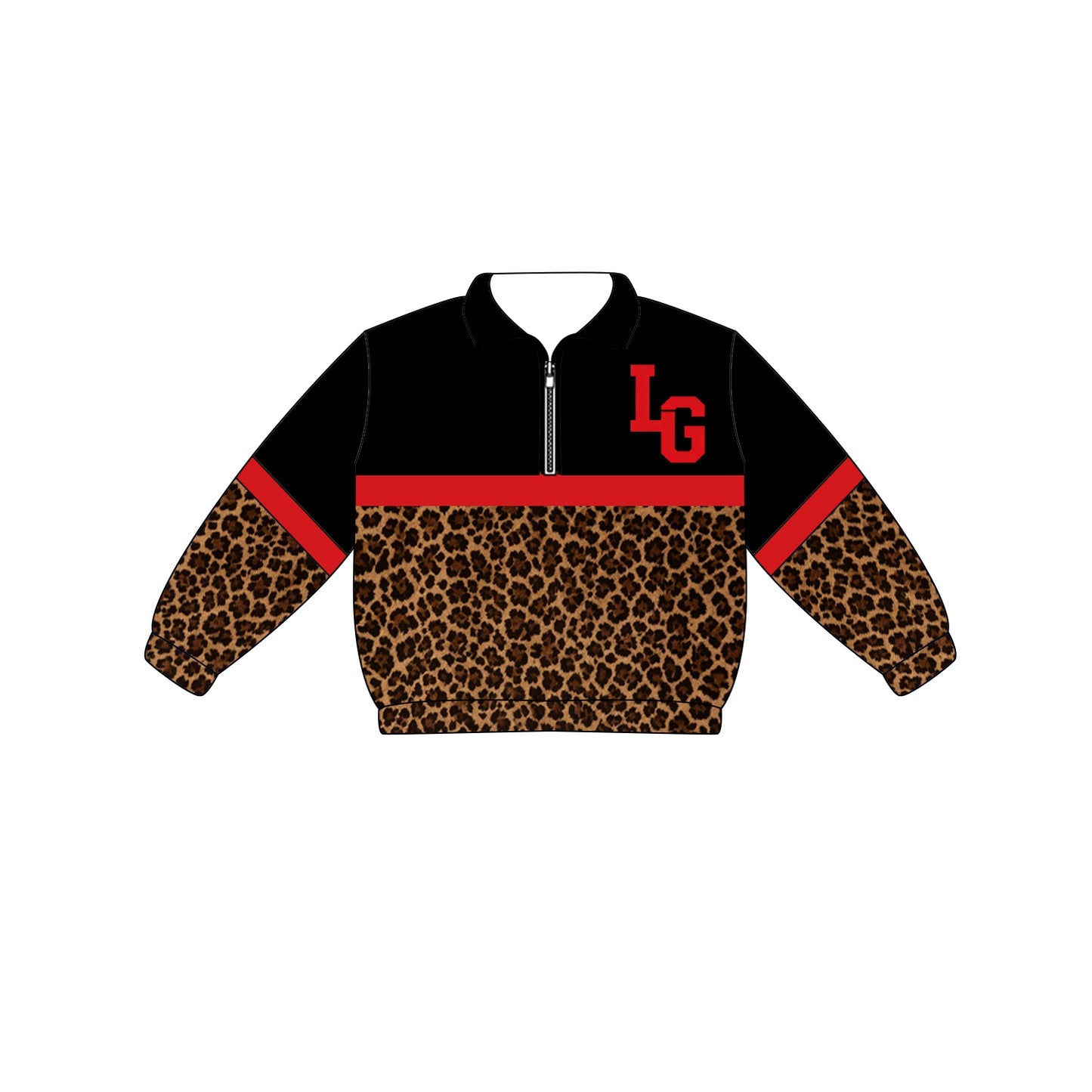 Preorder (moq 5)Baby Boys Long Sleeve Team Zip Pullovers Tops