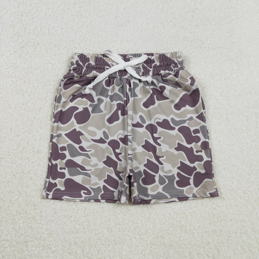 Baby Boys Southern Dark Khaki Camo Pockets Shorts Bottom