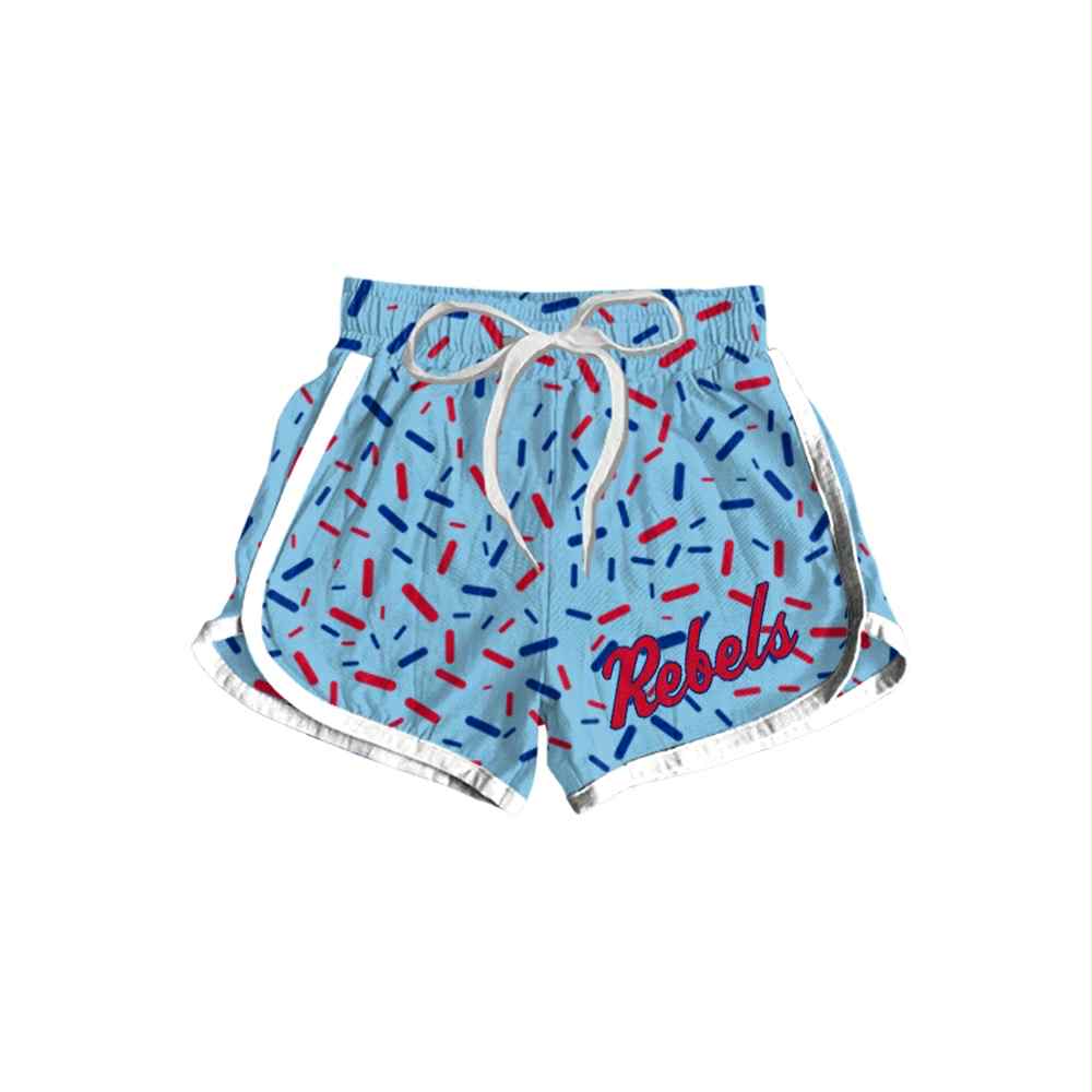 Preorder(moq 5) Adult Women Team Rebels Shorts Bottoms
