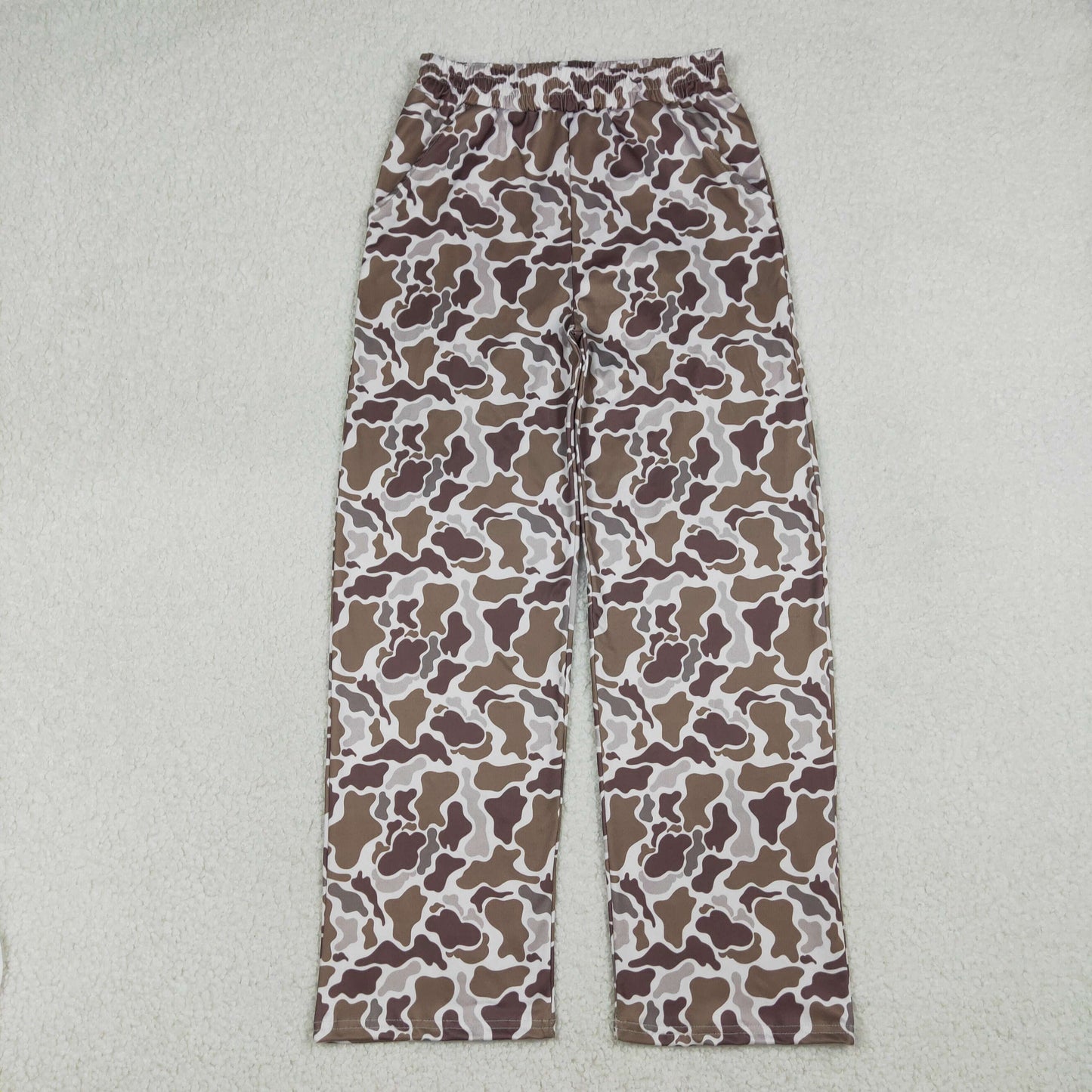 Adult Women Southern Camo Pockets Straight Pants Bottom