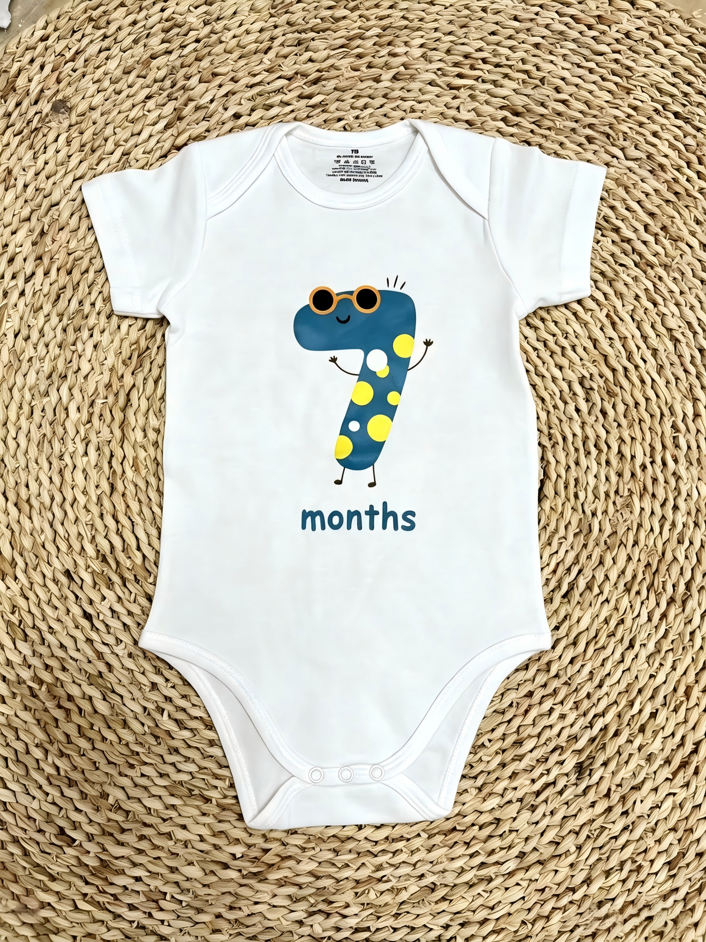 Sibling Baby Boys Girls Short Sleeve Vinyl Rompers