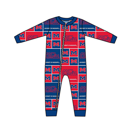 Baby Kids Team mi Long Sleeve Zip Rompers preorder(moq 5)