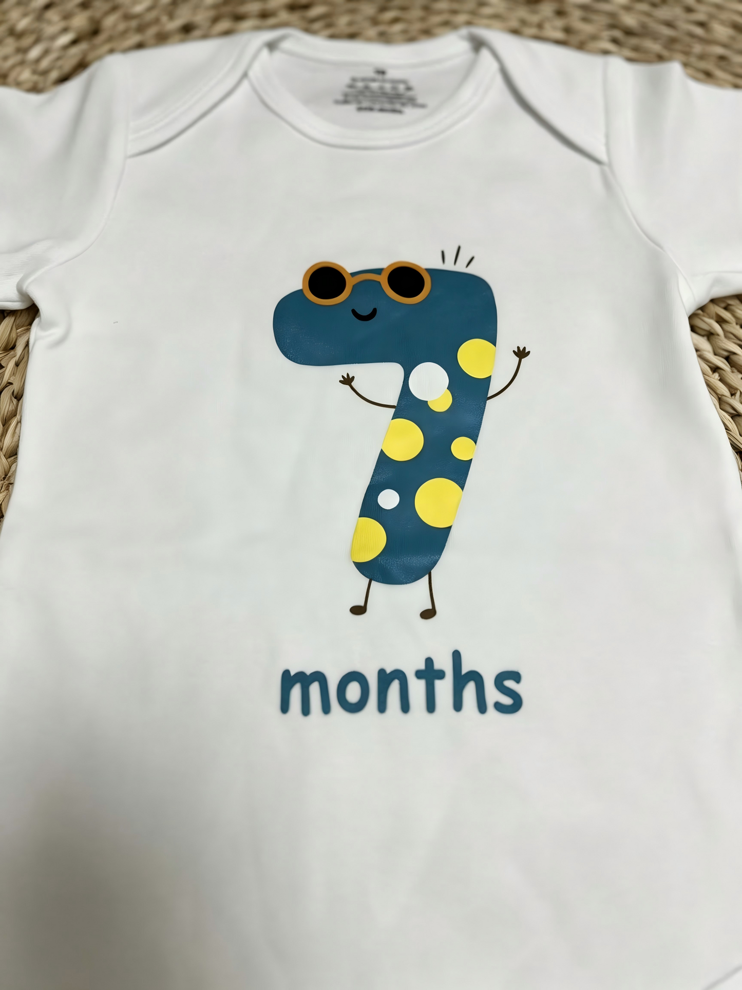 Sibling Baby Boys Girls Short Sleeve Vinyl Rompers
