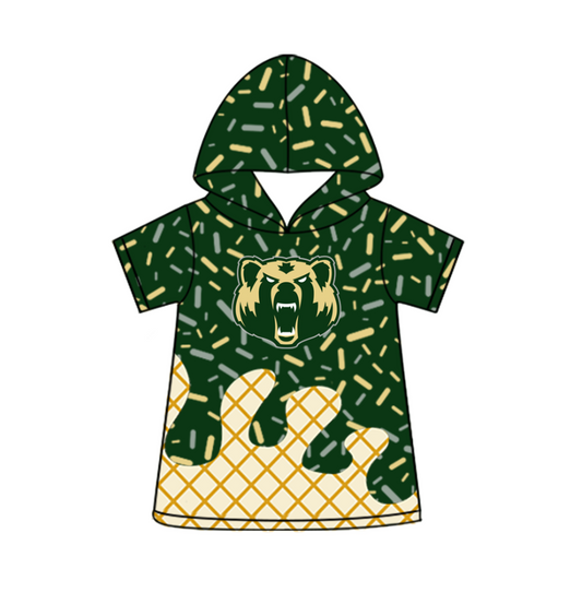 Preorder (moq 5)Baby Boys Short Sleeve Colorful Sprinkles Drip Team Hoodies Top