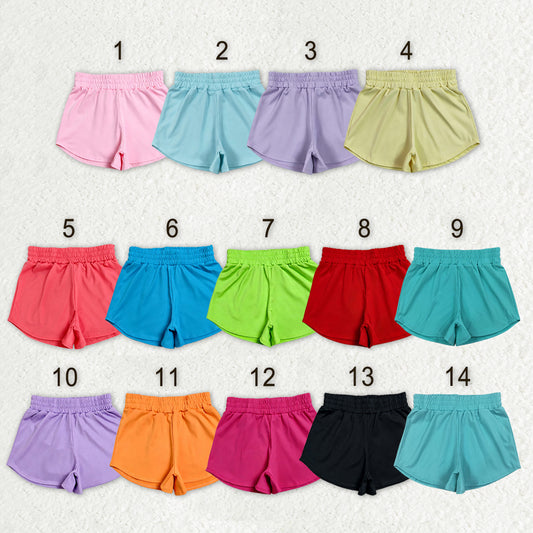 Sibling Baby Girls Colorful Yoga Active Sport Shorts Bottom
