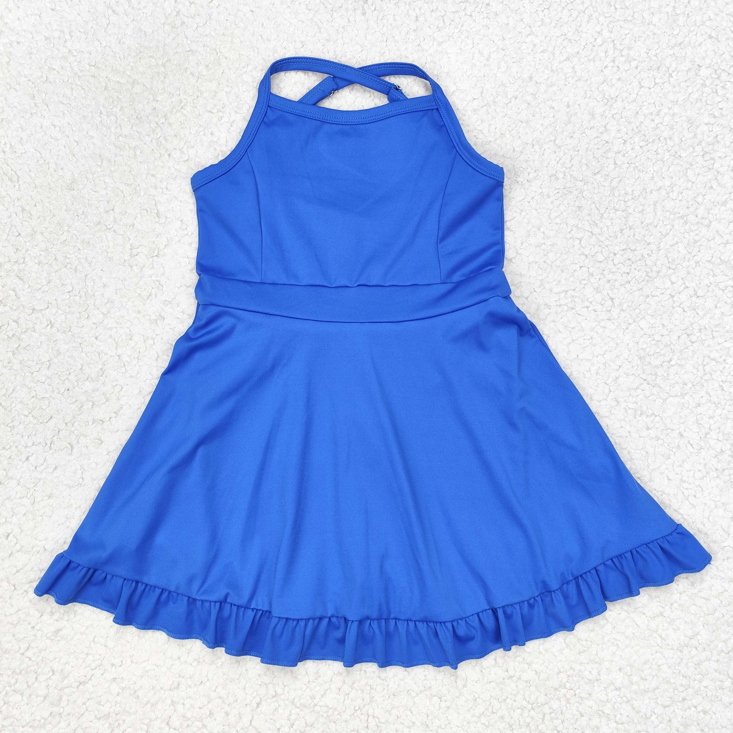 Baby Girls Knit Knee Length Active Wear Athletic Dresses