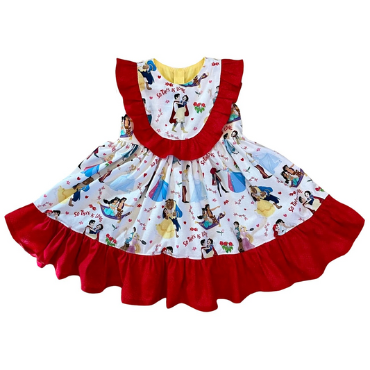 Baby Girls Pirncess Sleeveless Knee Length Dresses split order preorder Nov 28th