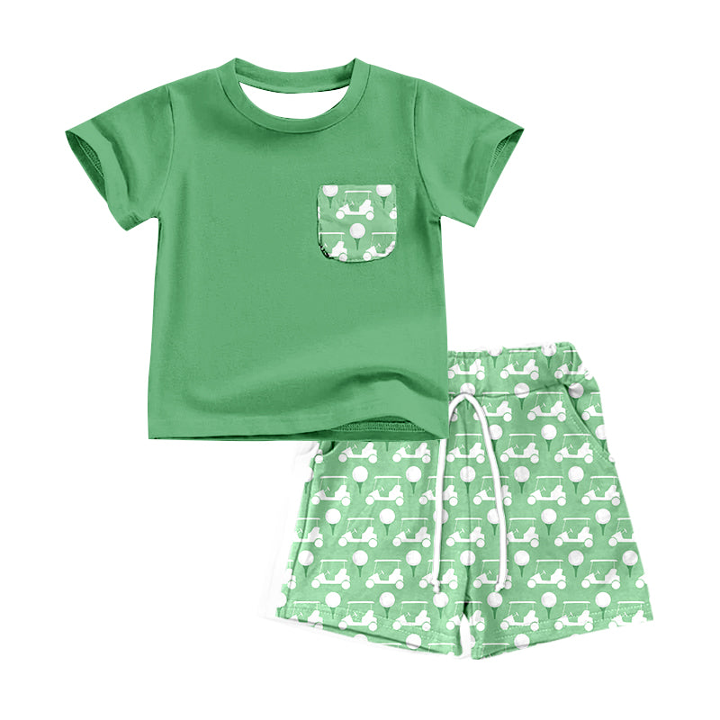 Baby Boys Golf Short Sleeve Top Shorts Clothes Sets preorder (moq 5)