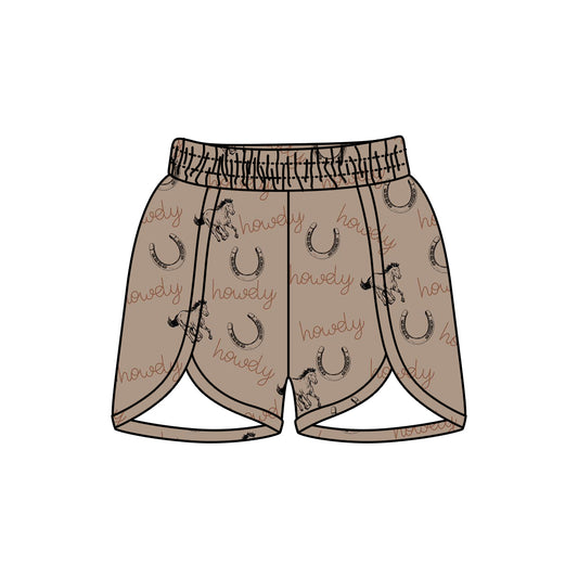 Preorder(moq 5) Adult Women Western Howdy Shorts Bottoms
