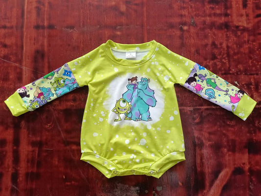 Baby Infant Kids Green Monster Rompers preorder(moq 5)