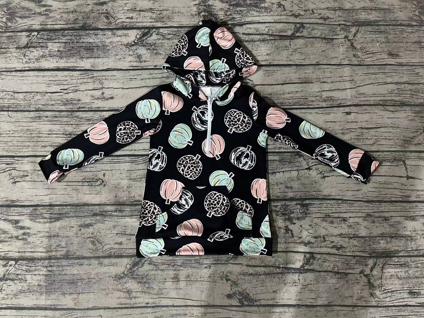 Baby Girls Boys Pumpkin Fall Hooded Cardigan Tops