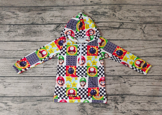 Baby Boys Game Colorful Hoodie Tops