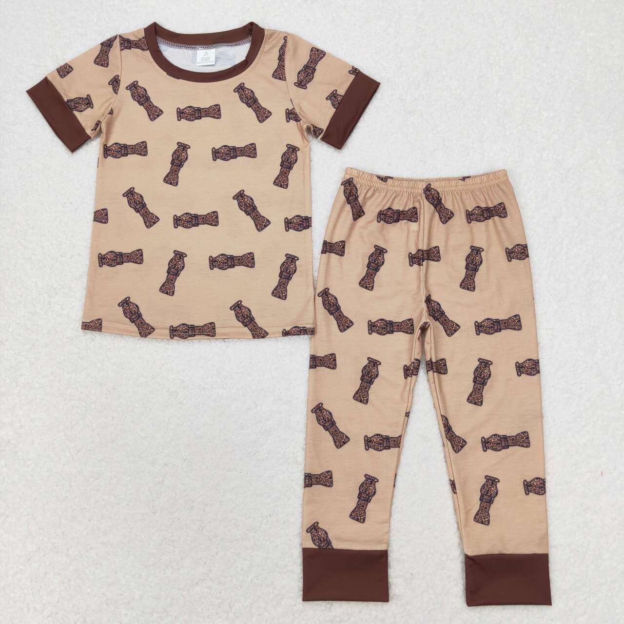 Baby Boys Camo Duck Call Sibling Brother Bamboo Pajamas Clothes Sets