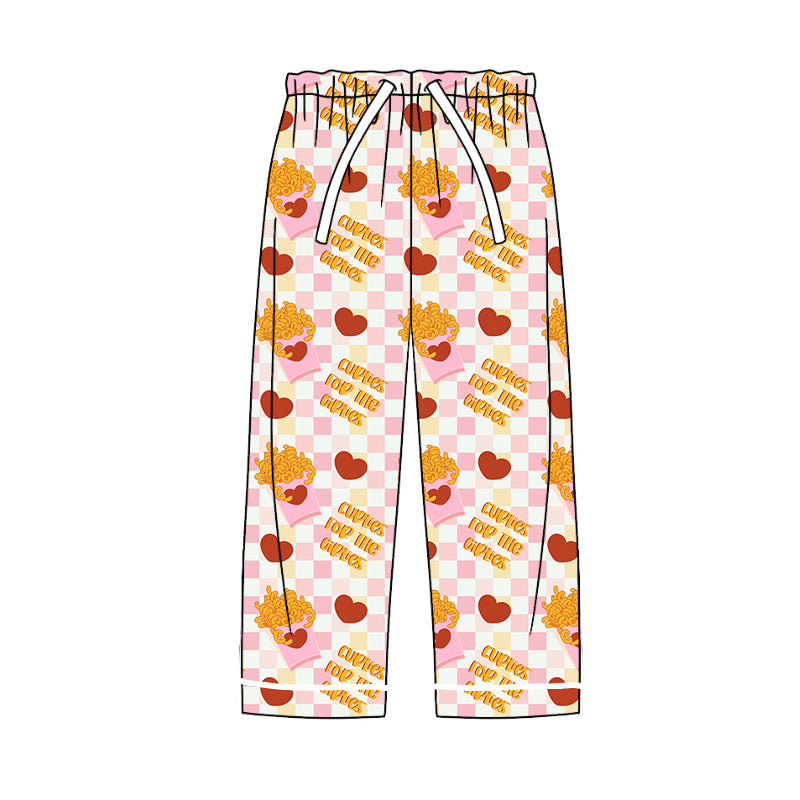 Adult Women Valentines Chips Noddles Bottom Pants Preorder(moq 5)