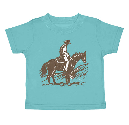 Baby Boys Horse Rodeo Western Short Sleeve Tee Shirts Tops preorder(moq 5)