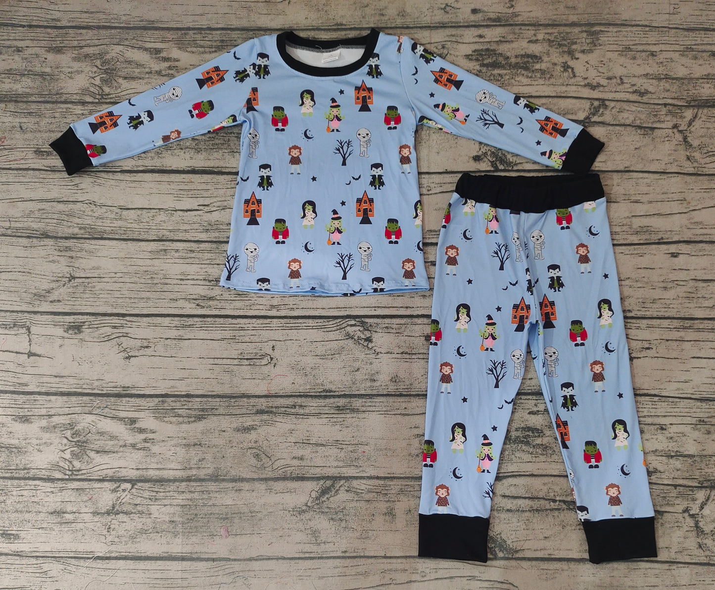 Halloween Baby Boys Character Pajamas Clothes Sets