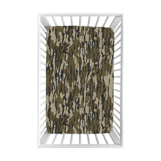 Preorder(moq 5) Baby Camo Bottomland Hunting Bed Sheets One Layer Milk Silk