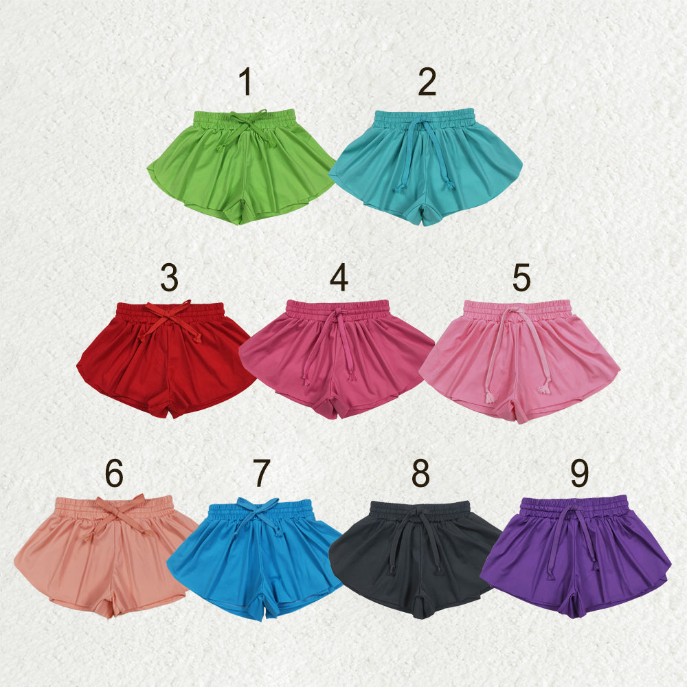Sibling Baby Girls Colorful Skort Yoga Shorts Bottoms