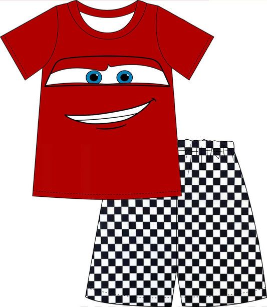 Baby Boys Racing Shirt Shorts Summer Clothes Sets preorder (moq 5)