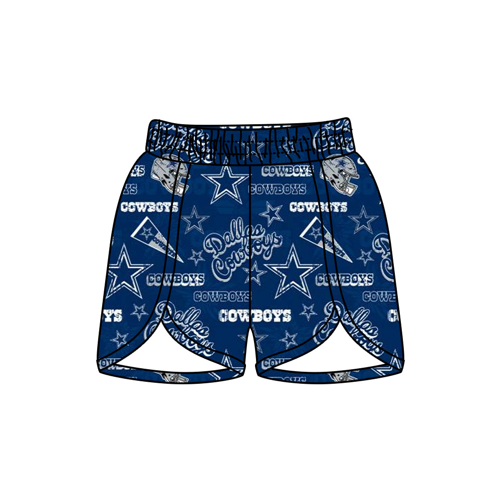 Preorder(moq 5) Adult Women Dallas Cowboys Waist Team Shorts Bottoms