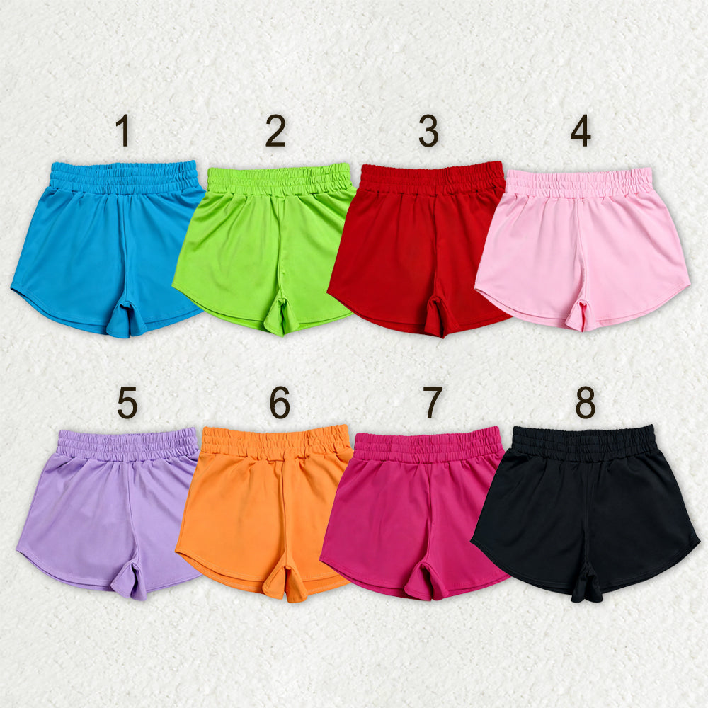 Sibling Baby Girls Colorful Yoga Active Sport Shorts Bottom