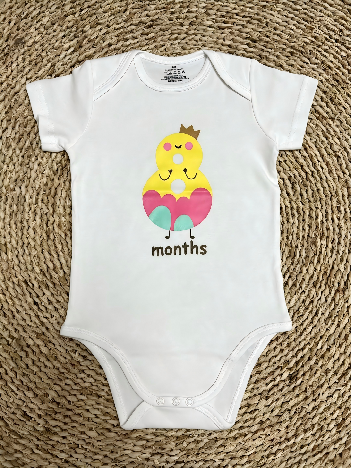 Sibling Baby Boys Girls Short Sleeve Vinyl Rompers