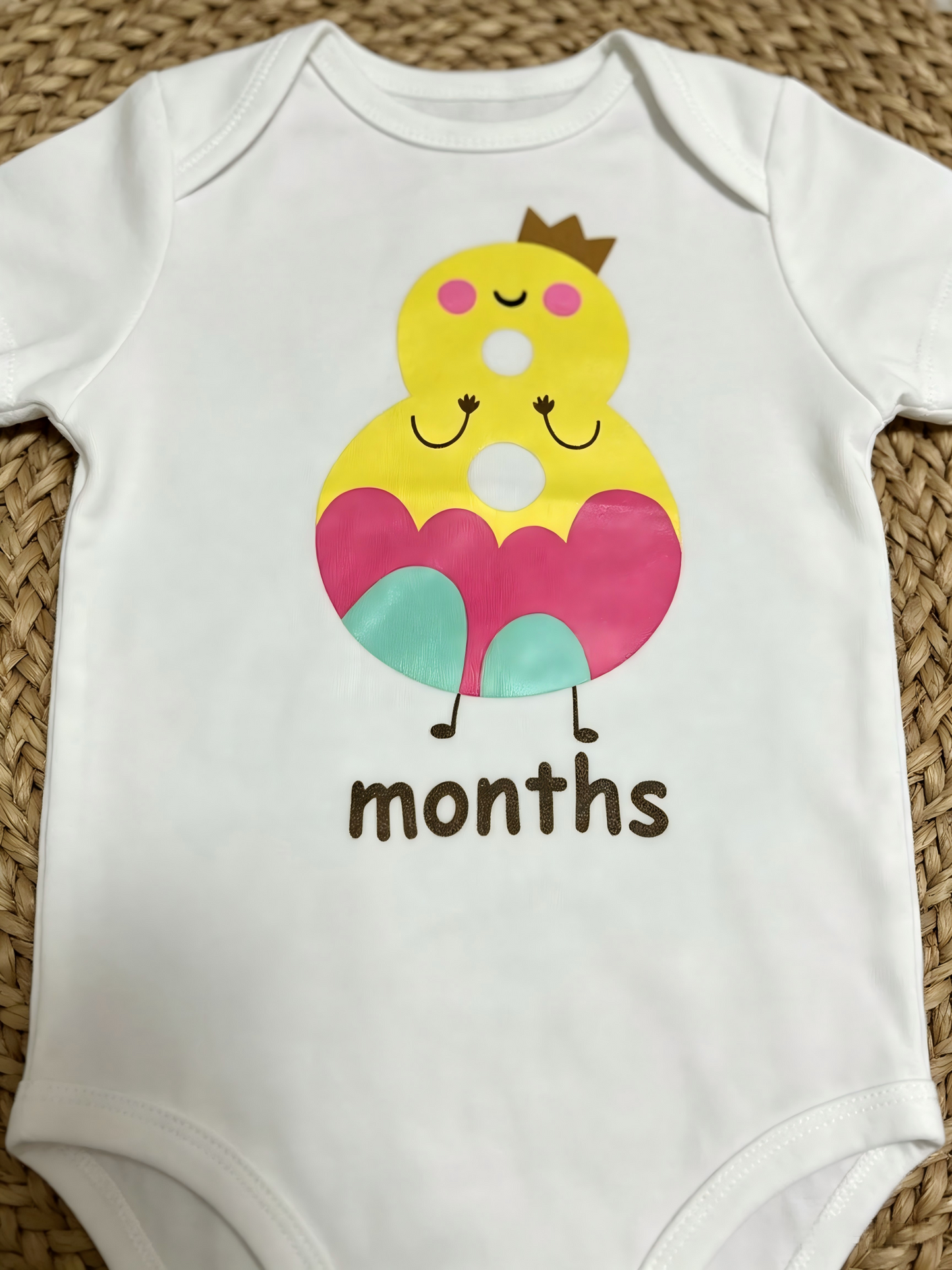 Sibling Baby Boys Girls Short Sleeve Vinyl Rompers