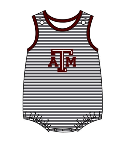 Preorder(moq 5)Baby Infant Boys ATM Team Summer Rompers