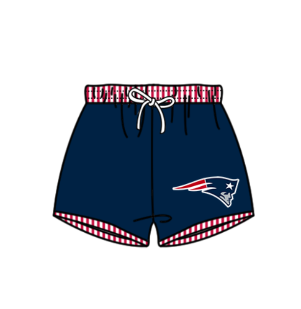 Preorder moq 5 Baby Boys Navy Team Swimming Trunks Bottom