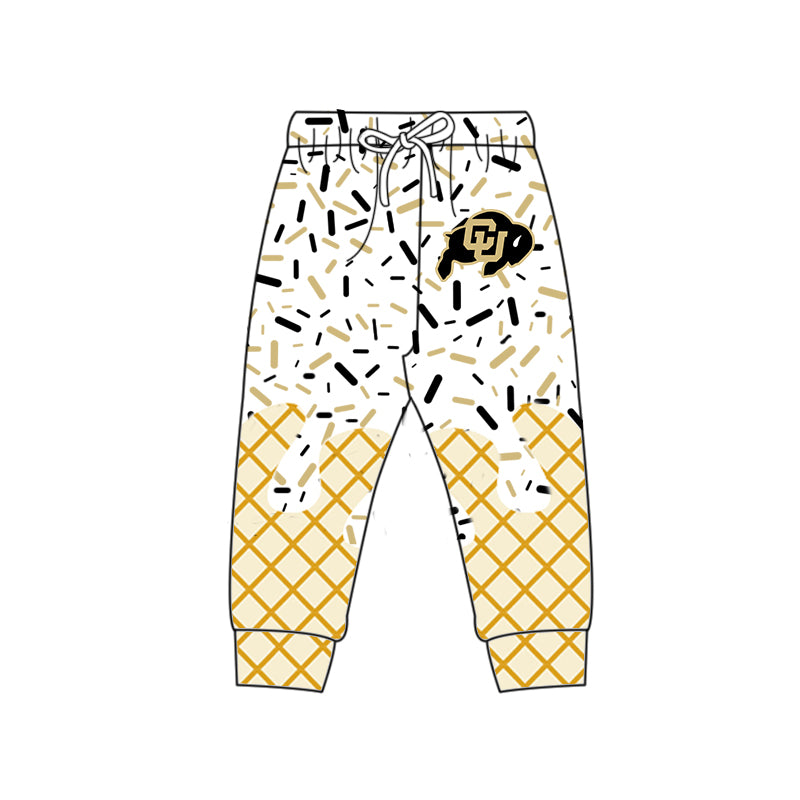 Preorder (moq 5)Baby Boys Black CU Drip Team Pant