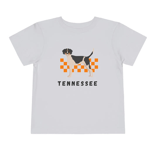 Baby Girls Boys Short Sleeve Tennessee Dog 2 Team Tee Shirts Preorder(moq 5)