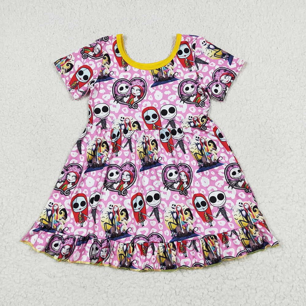 Baby Girls Halloween Nightmare Sibling Dresses Clothes Sets