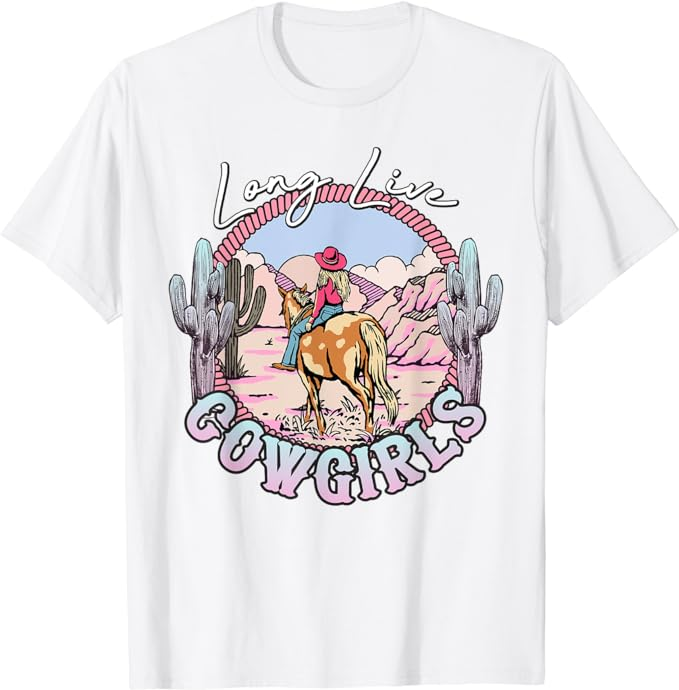 Baby Girls Cowgirls Rodeo Short Sleeve Tee Tops Preorder(moq 5)