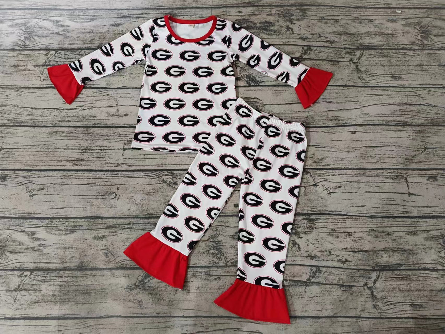 Baby Girls G Team Top Pants Pajamas Clothes Sets Preorder(moq 5)