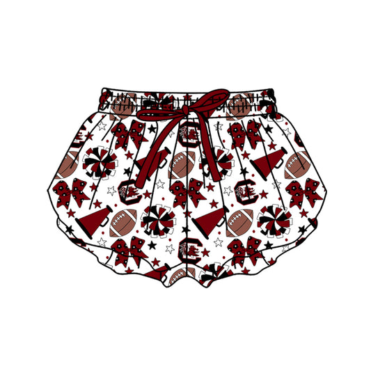 Preorder (moq 5)Baby Girls Bows Stars Footballs Team Butterfly Shorts Bottom