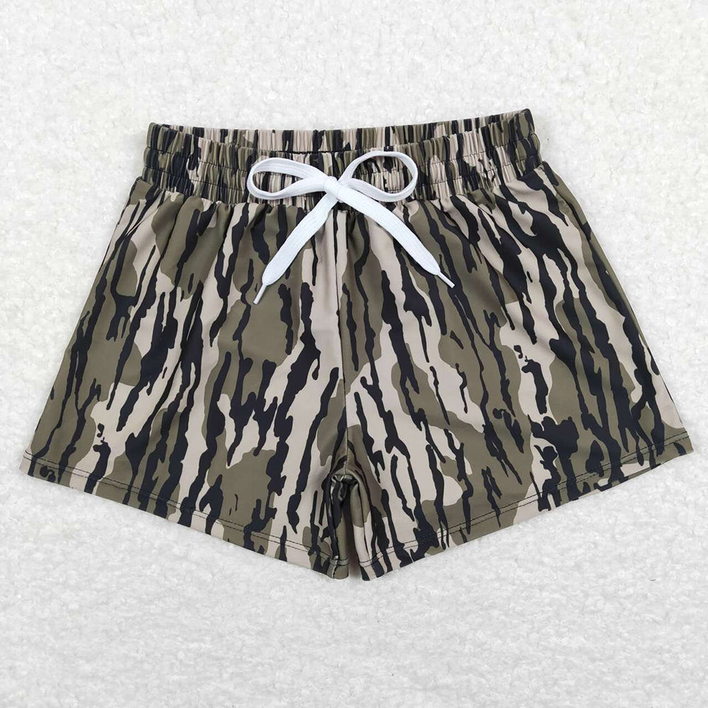 Baby Boys Camo Print Summer Trunks Swimsuits Swimwears