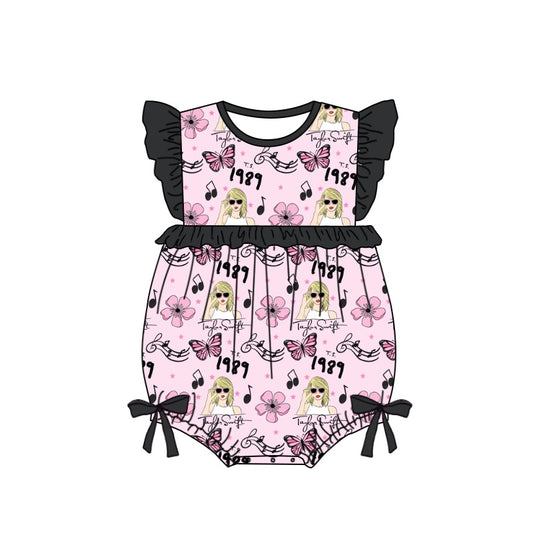 Baby Infant Girls Singer Music Butterfly Rompers preorder(moq 5)